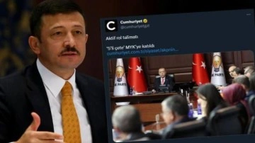 AK Parti'den Cumhuriyet'in "5&rsquo;li &ccedil;ete MYK&rsquo;ye katıldı" haberine sert tepki