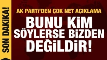 AK Parti'den se&ccedil;im a&ccedil;ıklaması: Sandığı lekeleyen her adım ayağımızın altında!