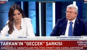 AK Parti'den Tarkan'ın 'Ge&ccedil;&ccedil;ek' şarkısıyla ilgili a&ccedil;ıklama! 
