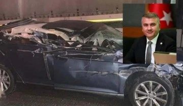AK Partili Mustafa Canbey trafik kazası ge&ccedil;irdi