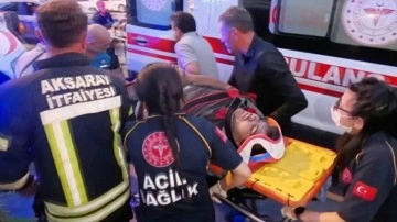 Aksaray’da asansör faciası: 2 ağır yaralı!