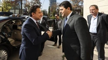 Ali Babacan'ın 6'lı masa ziyaretleri devam ediyor... DP Genel Başkanı Uysal ile g&ouml;r&uuml;şt&uuml;
