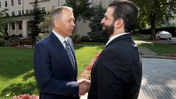 Ali Yerlikaya, Suriye İçişleri Bakanı Hattab'ı kabul etti!