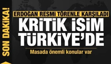 Almanya Başbakanı Olaf Scholz T&uuml;rkiye'de! Kritik konular masada