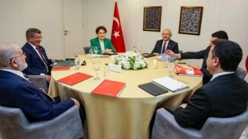 Altılı masa 11. kez toplanıyor: Aday en kapsamlı şekilde g&ouml;r&uuml;ş&uuml;lecek