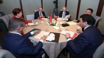 Altılı masa toplanıyor: Adaylık g&uuml;ndeme gelebilir