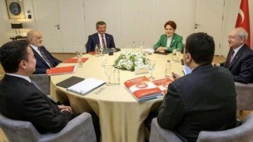 Altılı masanın yol haritası yarın a&ccedil;ıklanıyor