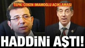 Amerikalı vekil haddini aştı! Tepki &ccedil;eken İmamoğlu a&ccedil;ıklaması