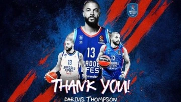 Anadolu Efes'te Darius Thompson ile yollar ayrıldı