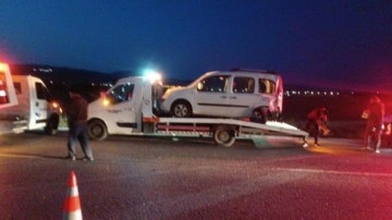 Ankara'da zincirleme trafik kazası: 1 yaralı
