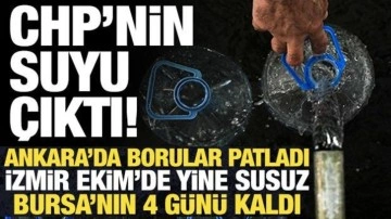 Ankara, İzmir, Bursa'da susuzluk sorunu bitmiyor! Vatandaşlar isyan etti...