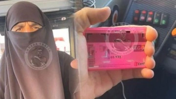 Ankara'da bu da oldu! Kadın kılığına girip annesinin otob&uuml;s kartını kullandı