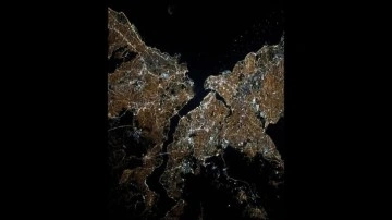 Arap astronot uzaydan İstanbul'un fotoğrafını &ccedil;ekti!