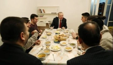Cumhurbaşkanı Erdoğan &Ouml;ğrenci Evinde İftar Yapdı...