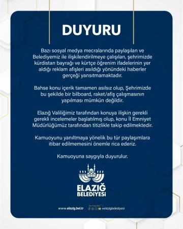 Asılsız Paylaşımlara İtibar Etmeyiniz