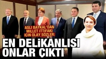 Aslı Baykal'dan Millet İttifakı yorumu: En delikanlı Saadet Partisi'nin tabanı &ccedil;ıktı