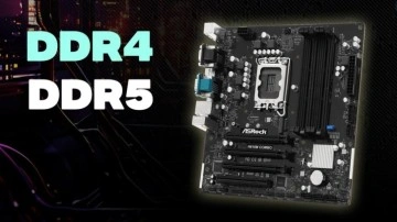 ASRock'tan DRAM krizine karşı hamle: DDR4 ve DDR5 aynı anakartta buluştu