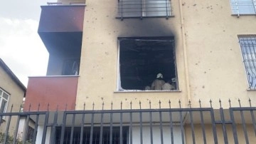 Ataşehir'de 5 katlı binada korkutan yangın