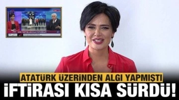 Atat&uuml;rk &uuml;zerinden algı yapmıştı: &Ouml;zlem G&uuml;rses'in İftirası kısa s&uuml;rd&uuml;