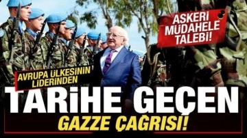 Avrupa ülkesinin liderinden tarihe geçen Gazze çağrısı! Askeri müdahale talebi
