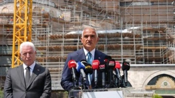Ayasofya'da seferberlik! Bakan Ersoy detayları paylaştı