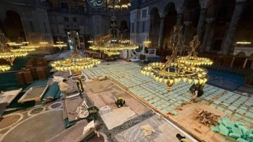 'Ayasofya'ya kamyon girdi' iddiasına açıklama! Vakıflar Genel Müdürlüğü yalanladı