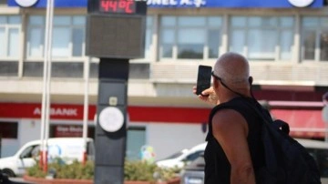 Aydın'da termometreler 44 dereceyi gördü