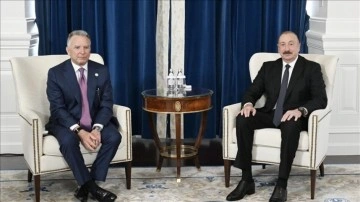 Azerbaycan Cumhurbaşkanı Aliyev, Trump'ın Orta Doğu Özel Temsilcisi Witkoff'la görüştü.
