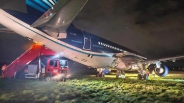 Azerbaycan semalarında panik! Uçak acil iniş yaptı!