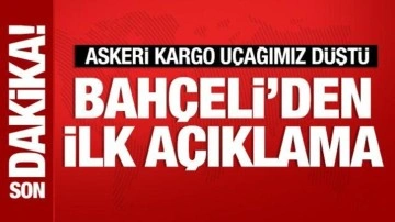 Bahçeli'den düşen kargo uçağıyla ilgili açıklama