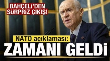 Bahçeli'den sürpriz çıkış! NATO açıklaması: Artık zamanı gelmiştir