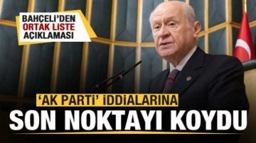 Bah&ccedil;eli'den se&ccedil;im a&ccedil;ıklaması! 'AK Parti' iddialarına son noktayı koydu