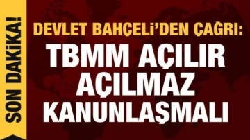 Bah&ccedil;eli'den se&ccedil;im a&ccedil;ıklaması: Biz hazırız, adayımız Recep Tayyip Erdoğan