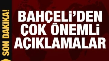 Bah&ccedil;eli'den son dakika a&ccedil;ıklamaları