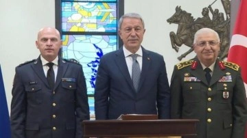 Bakan Akar, Kosova G&uuml;venlik Kuvveti Komutanını kabul etti