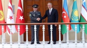 Bakan Akar, T&uuml;rk devletleri bakanlarıyla bir araya geldi