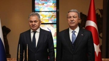 Bakan Akar ve Şoygu g&ouml;r&uuml;şt&uuml;