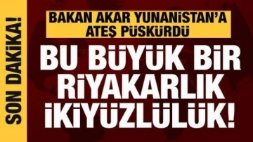 Bakan Akar, Yunanistan&rsquo;a ateş p&uuml;sk&uuml;rd&uuml;: Tarihten ders alın, akıllı olun!