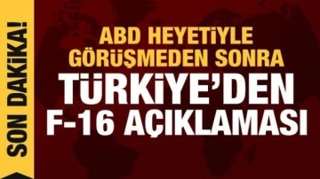 Bakan Akar'dan ABD heyetiyle g&ouml;r&uuml;şme sonrasında F-16 a&ccedil;ıklaması