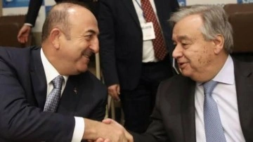 Bakan &Ccedil;avuşoğlu, BM Genel Sekreteri Guterres ile g&ouml;r&uuml;şt&uuml;...