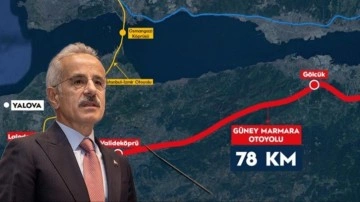 Bakan duyurdu: G&uuml;ney Marmara Otoyolu 60 milyar dolarlık ekonomiyi birleştirecek!