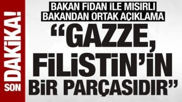 Bakan Fidan'dan Gazze açıklaması: 'Yasal ve siyasi çerçeve belirlenmeli'