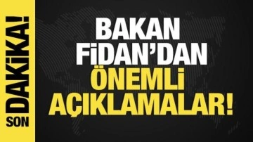 Bakan Fidan'dan önemli açıklamalar! Bir yılın ardından Suriye konferansında konuştu!