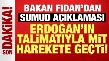 Bakan Fidan'dan Sumud açıklaması: Cumhurbaşkanımızın talimatıyla MİT harekete geçti