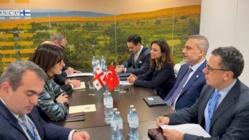 Bakan Fidan, Gürcistan Dışişleri Bakanı Botchorishvili ile bir araya geldi