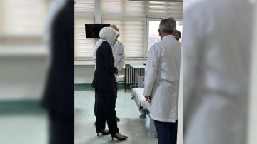 Bakan Göktaş, metan gazından zehirlenen askerleri ziyaret etti