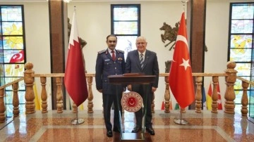 Bakan Güler, Katar Genelkurmay Başkanı Korgeneral Al-Mannai'yi kabul etti