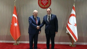 Bakan Güler, Mutlu Barış Harekatı’nın 51’inci yıl dönümü törenlerine katılmak üzere KKTC’ye gitti