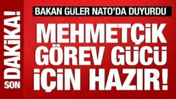 Bakan Güler, NATO'da duyurdu: TSK, Gazze için hazır!