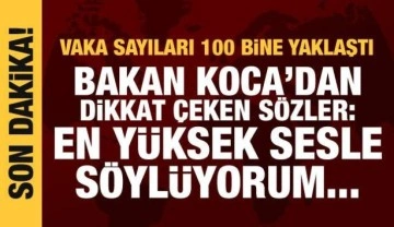 Bakan Koca'dan koronavir&uuml;s a&ccedil;ıklaması: En y&uuml;ksek sesle s&ouml;yl&uuml;yorum, eski g&uuml;c&uuml;nde değil